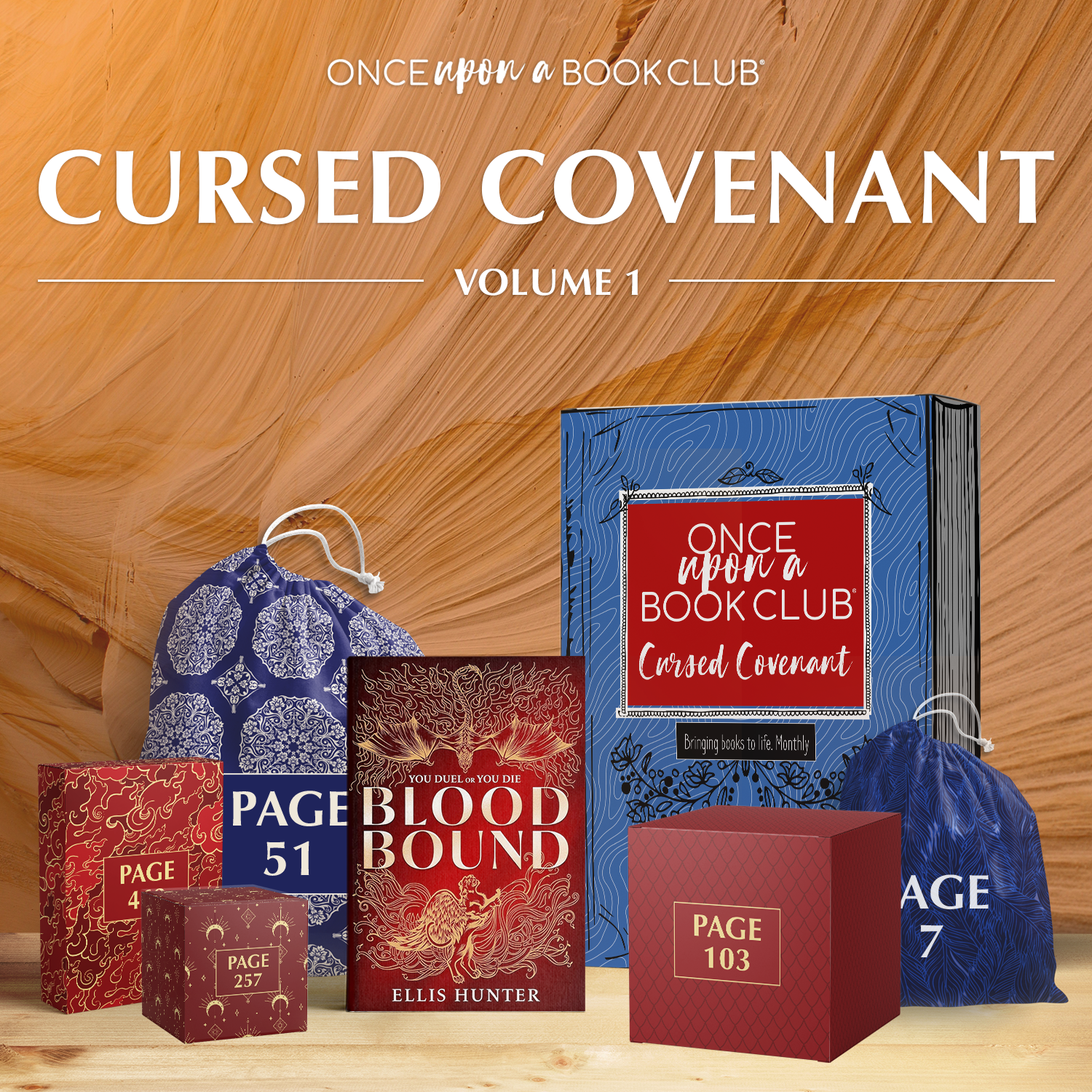Limited Edition: Cursed Covenant | Romantasy Book Box – Once Upon
