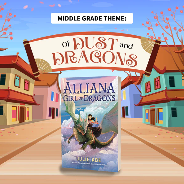 middle grade book club box- Julie Abe's Aliana, Girl of Dragons