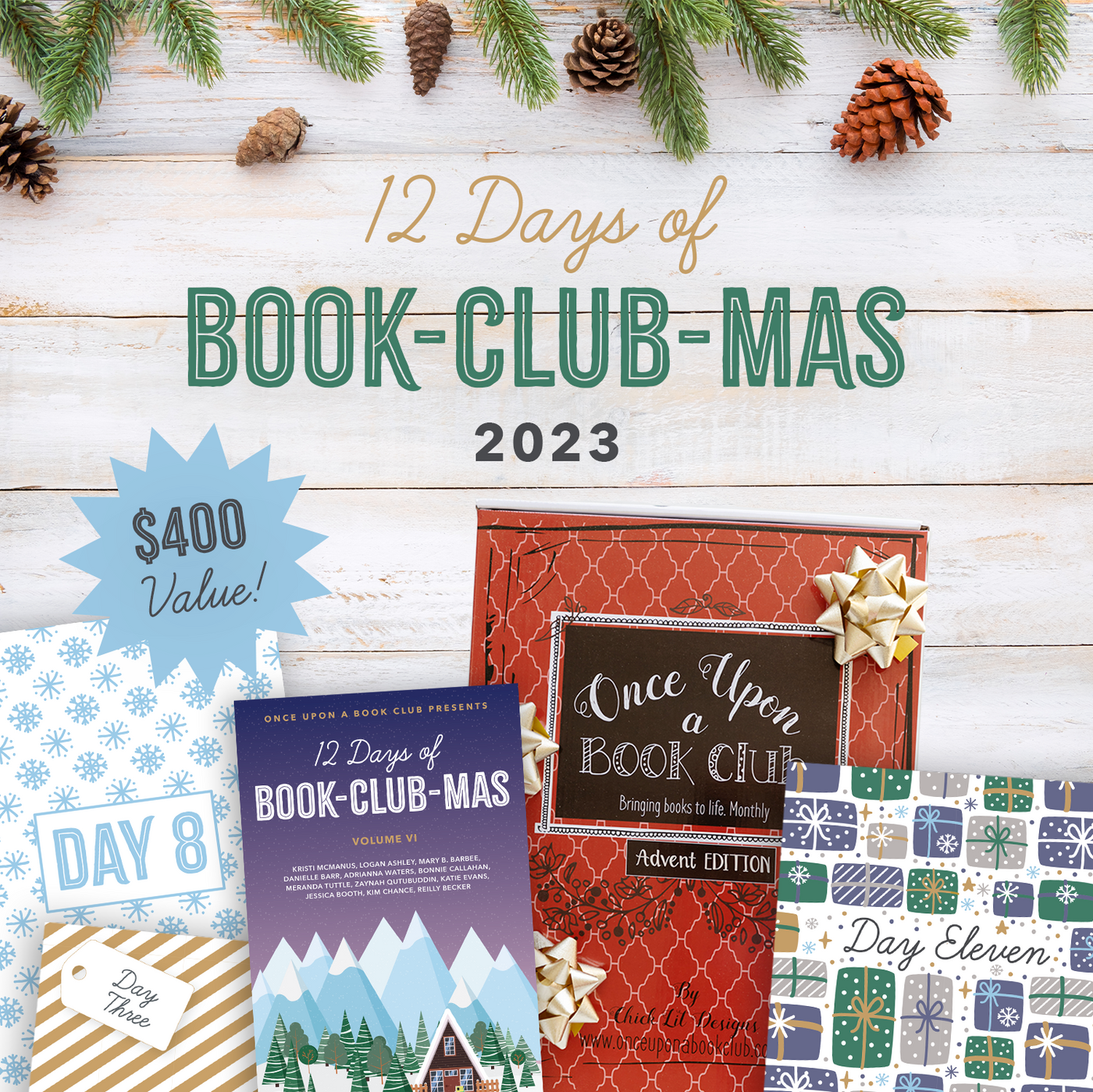 12 Days of Book-Club-Mas 2023 (PRE-ORDER)