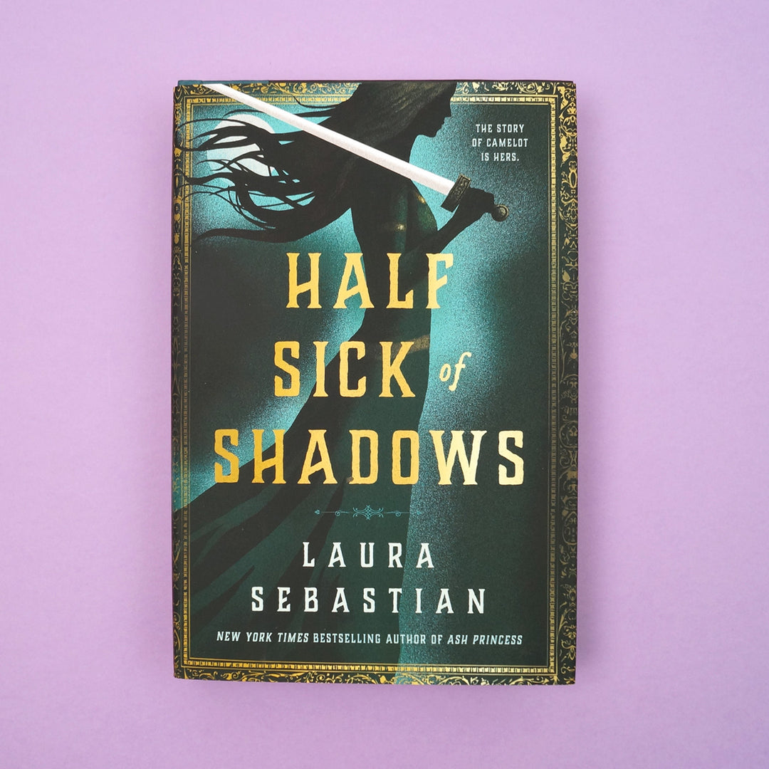 A hardcover copy of Half Sick of Shadows by Laura Sebastian.