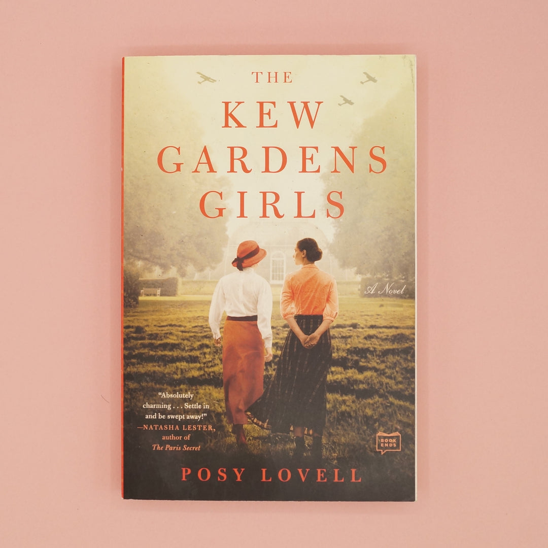 A paperback copy of The Kew Garden Girls by Posy Lovell.
