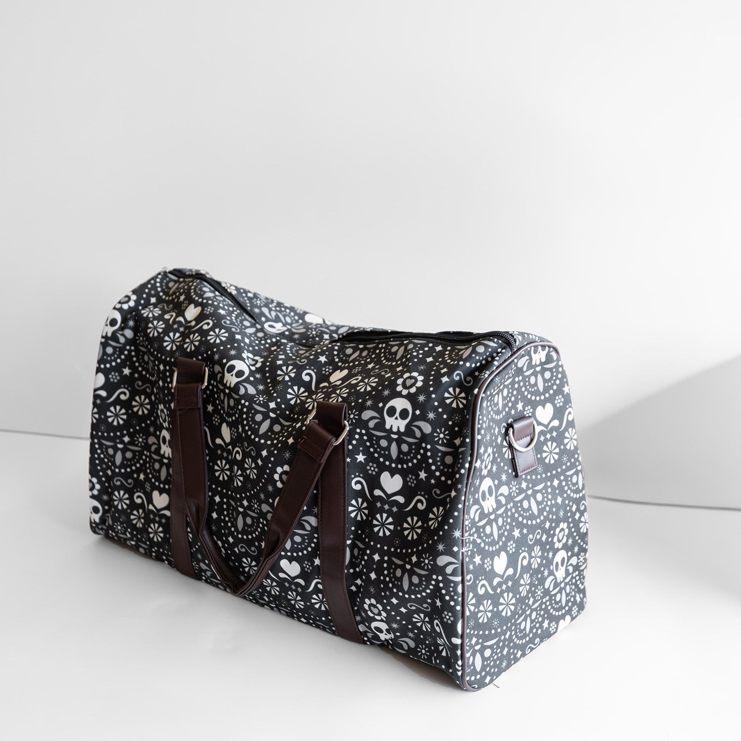 Skull-Print Duffel Bag – Once Upon a Book Club