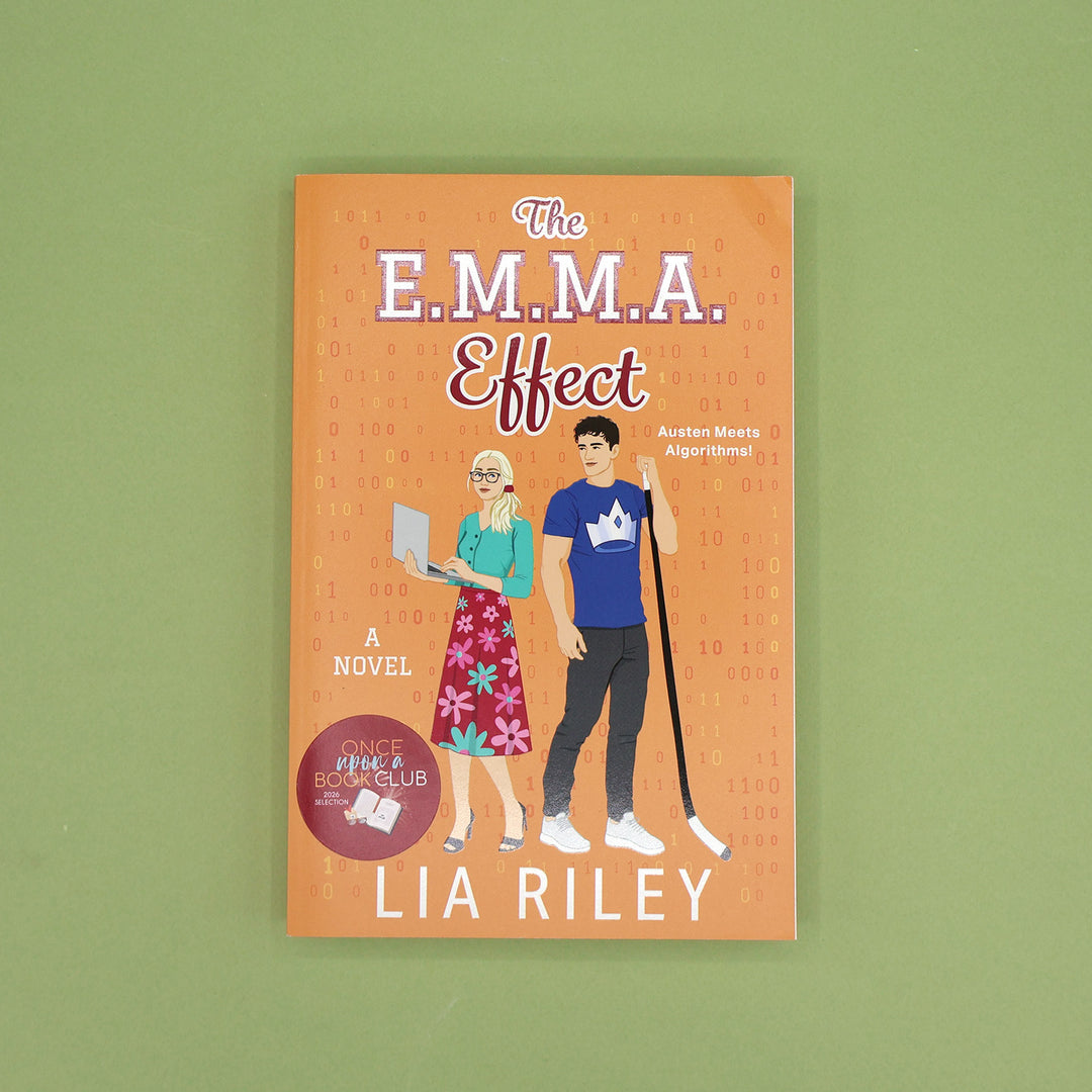 Book cover of 'The E.M.M.A. Effect' by Lia Riley on an green background