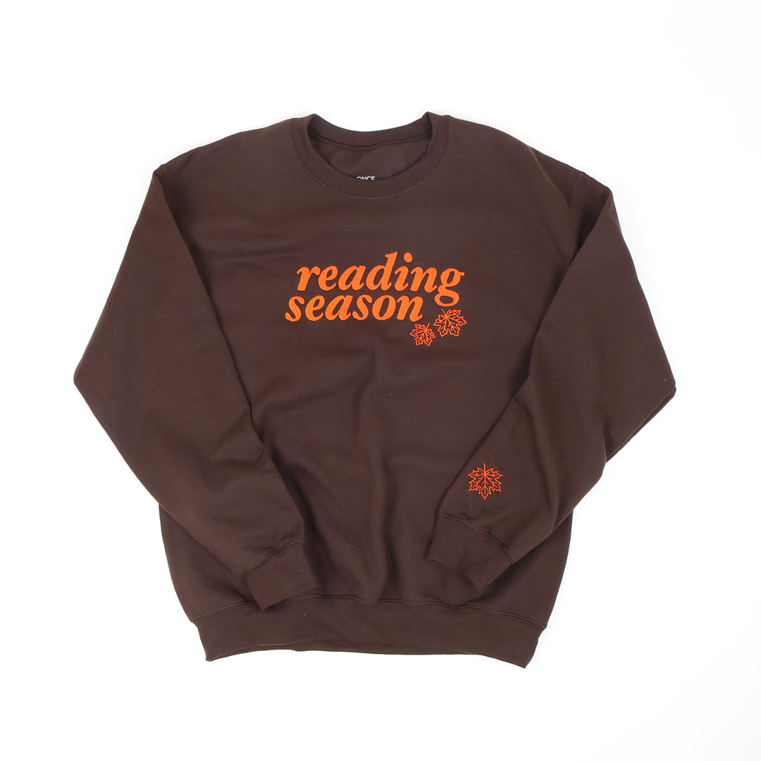 Reading Season Embroidered Sweatshirt