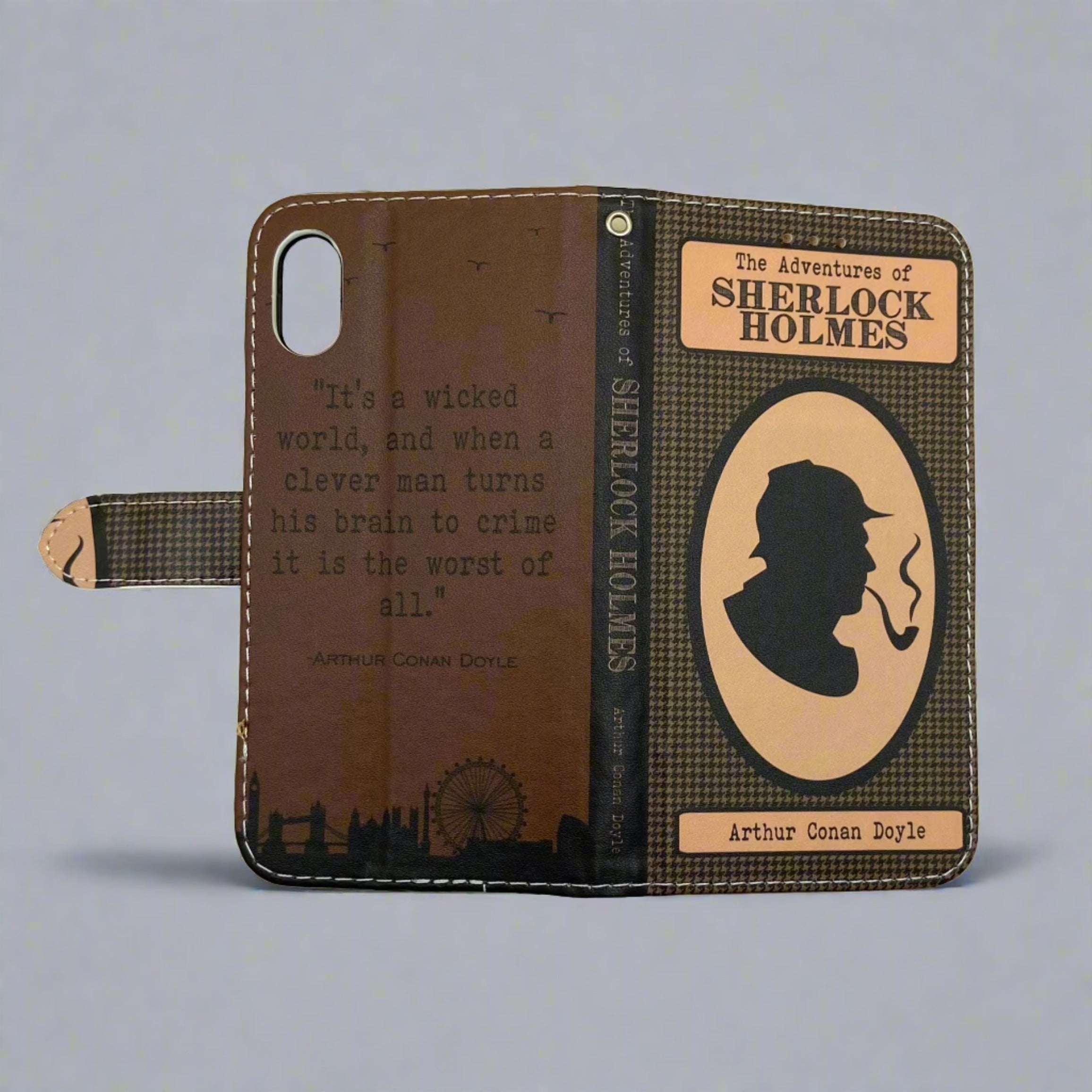 iPhone - SHERLOCK 🕵️‍♂️ Sherlock Holmes Phone Case – Sleek & Mysterious