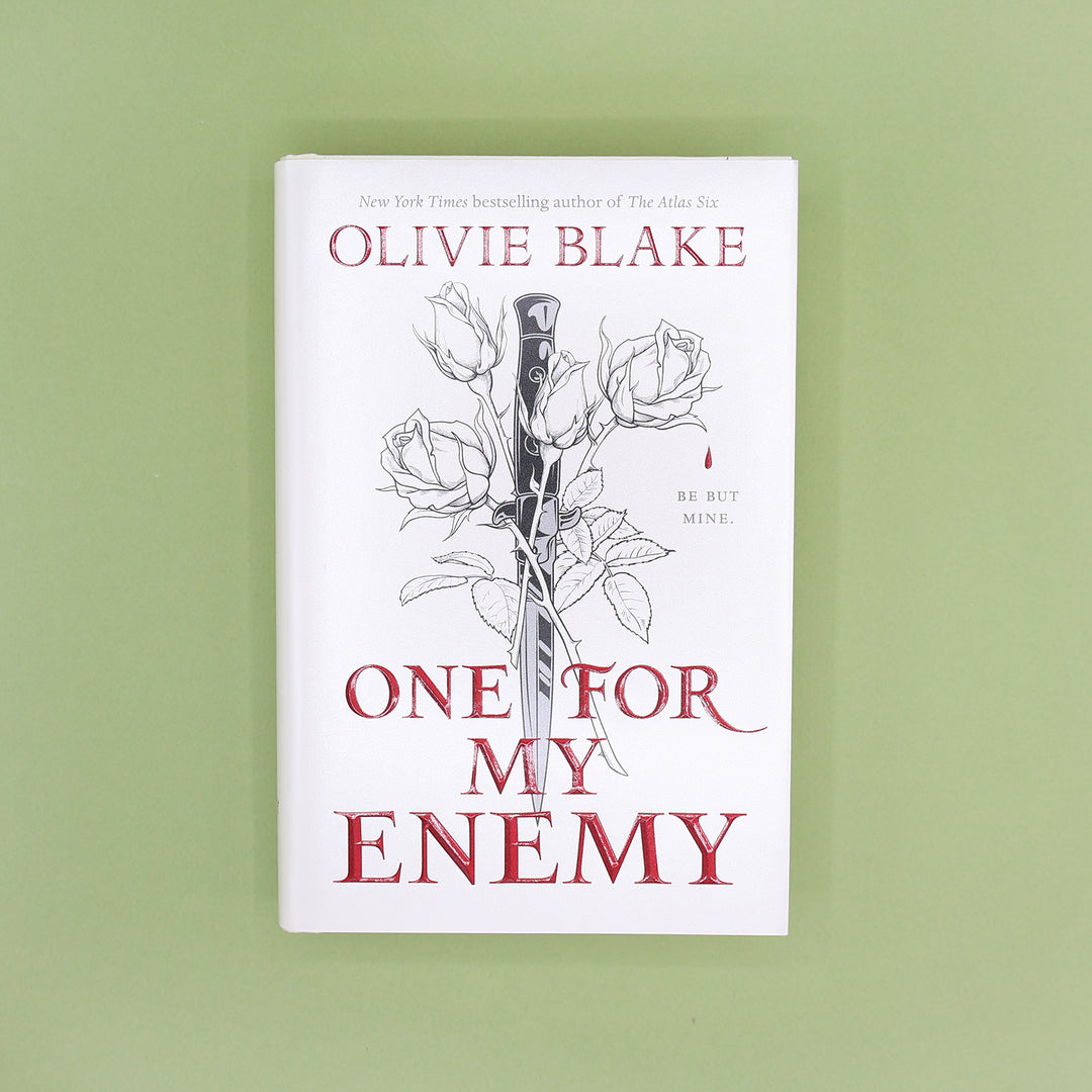 Book cover of 'One for My Enemy' by Olivie Blake on a green background