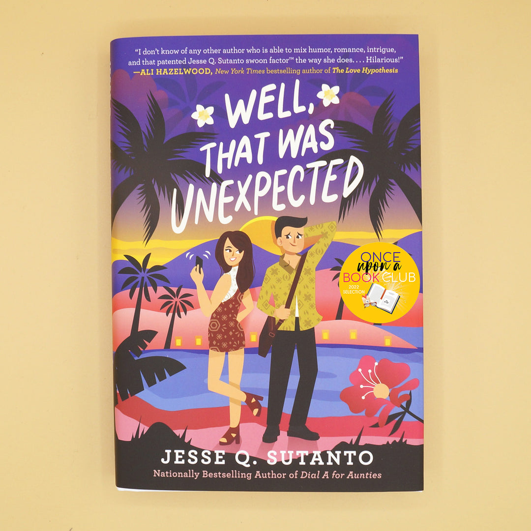 hardcover edition of Well, That Was Unexpected by Jesse Q. Sutanto