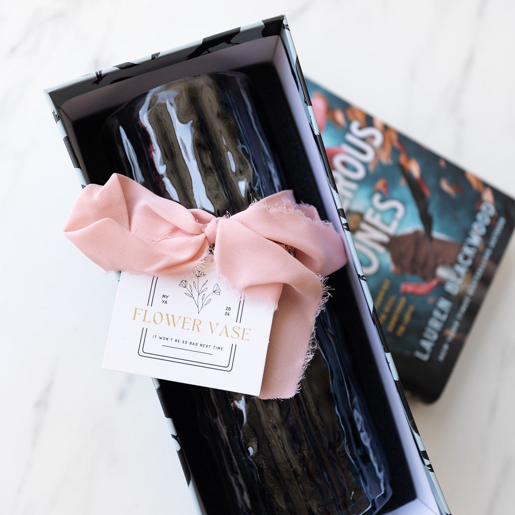 Textured Flower Vase | Bookish Home Decor – Once Upon a Book Club