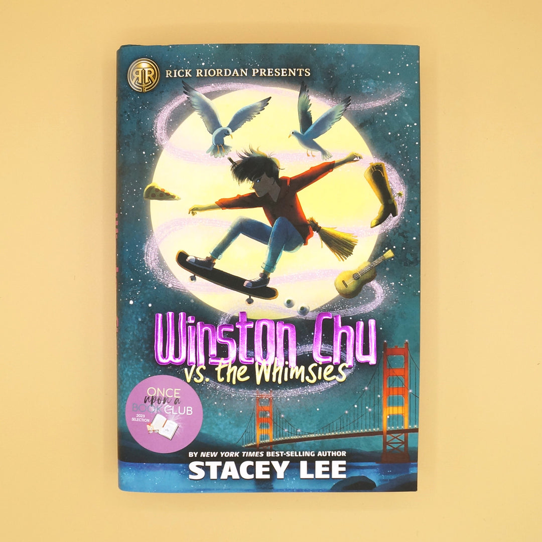 a hardcover edition of Winston Chu vs. the Whimsies by Stacey Lee