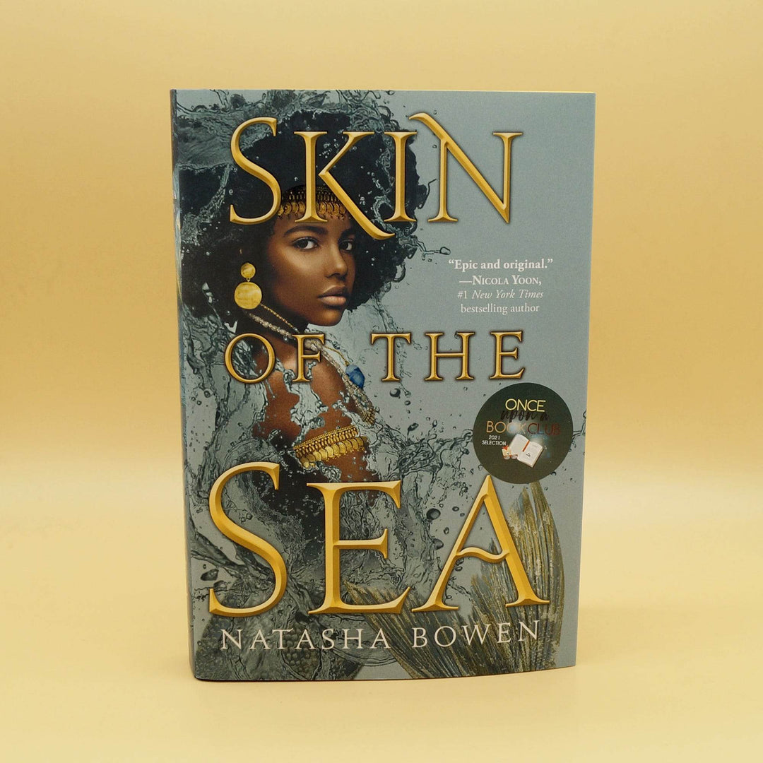 a hardcover edition of Skin of the Sea by Natasha Bowen