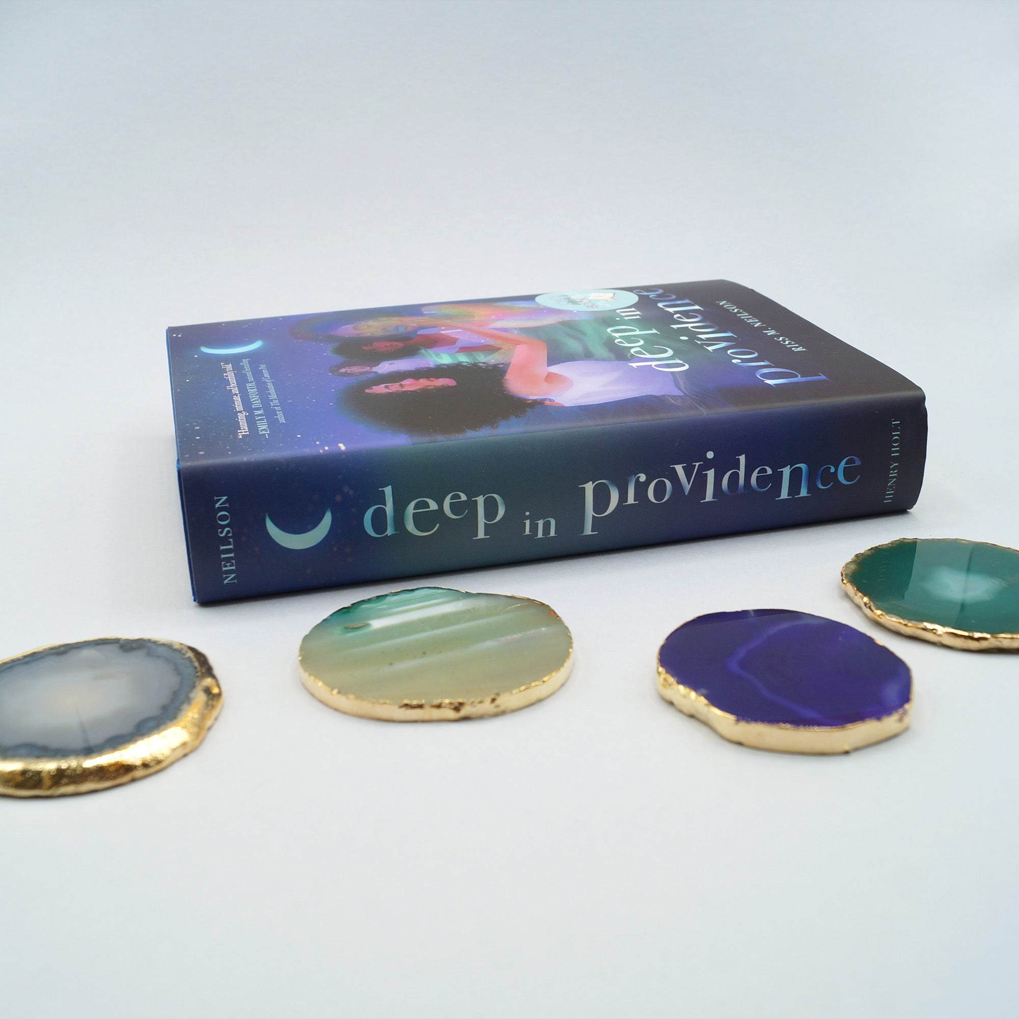 🪄 Spellbinding Friendship Agate Coasters – Elegant Decor